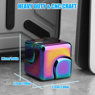  Metal Cube Spinner Fidget Toy for Stress Relief cashymart