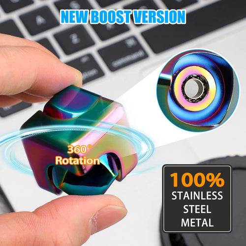  Metal Cube Spinner Fidget Toy for Stress Relief cashymart