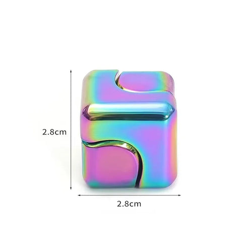 Metal Cube Spinner Fidget Toy for Stress Relief cashymart
