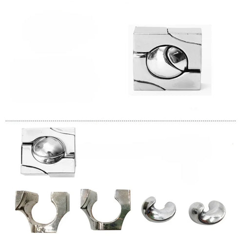  Metal Puzzle IQ Challenge Game cashymart