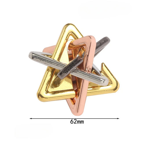  Metal Puzzle IQ Challenge Game cashymart