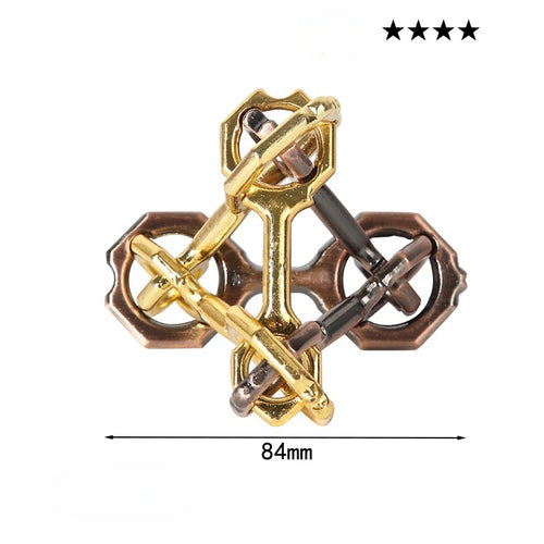  Metal Puzzle IQ Challenge Game cashymart