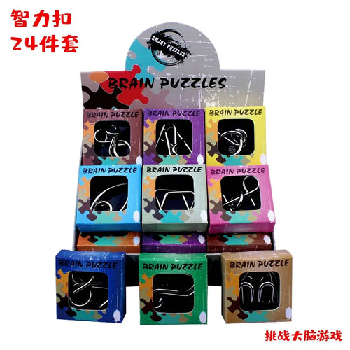  Metal Wire Puzzles cashymart