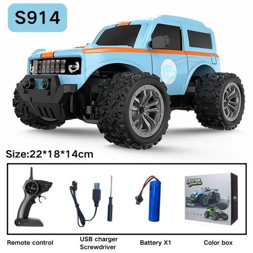  Mini 4WD RC Climbing Car - Fast 20Km/h Remote Control Toy for Kids cashymart