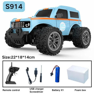 Mini 4WD RC Climbing Car - Fast 20Km/h Remote Control Toy for Kids cashymart