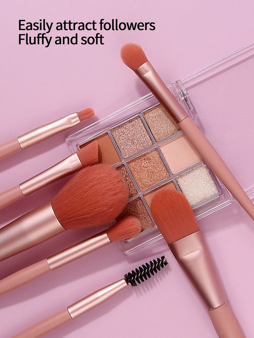  Mini 7pcs Makeup Brush Set for Beginners cashymart