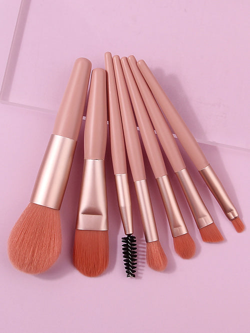  Mini 7pcs Makeup Brush Set for Beginners cashymart