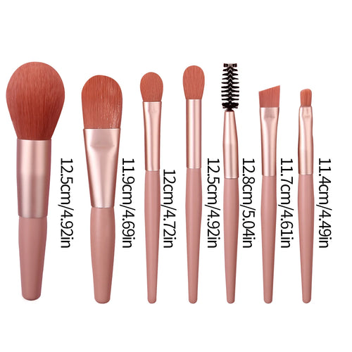  Mini 7pcs Makeup Brush Set for Beginners cashymart