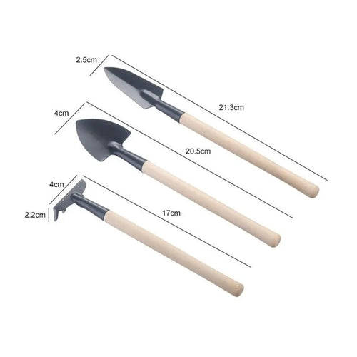  Mini Garden Tools Three-Piece Set cashymart