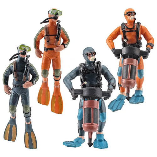 Miniature Diver Doll Scene Decoration cashymart