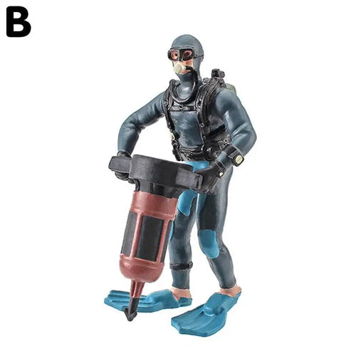  Miniature Diver Doll Scene Decoration cashymart