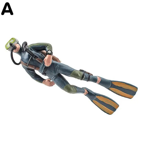  Miniature Diver Doll Scene Decoration cashymart