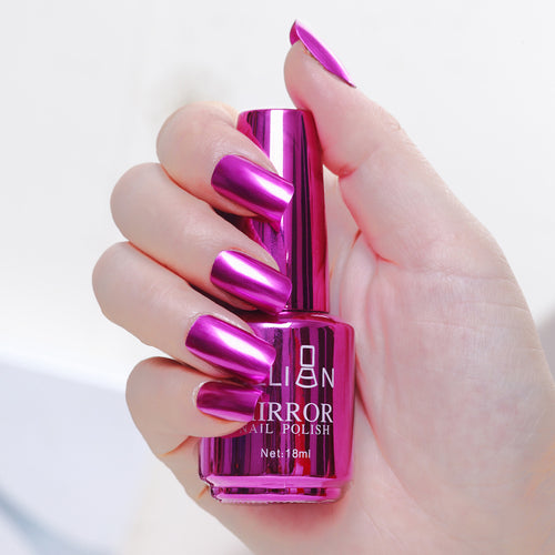  Mirror silver nail polish metal color stainless steel cashymart
