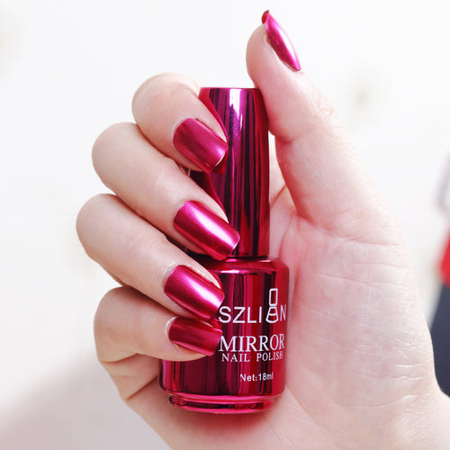  Mirror silver nail polish metal color stainless steel cashymart