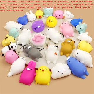  Mochi Squishies Kawaii Animal Stress Relief Toys cashymart