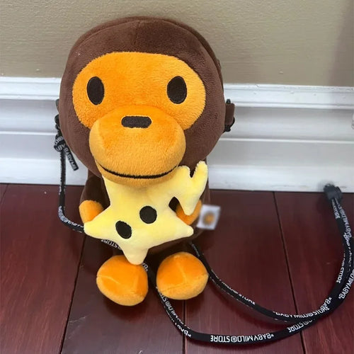  Monkey Phone Bag Plush Doll Gift cashymart