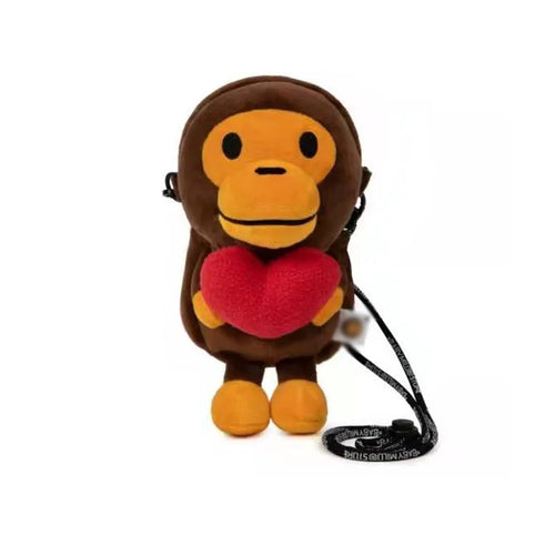  Monkey Phone Bag Plush Doll Gift cashymart