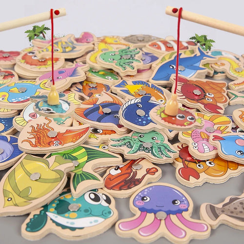  Montessori Magnetic Fishing Game cashymart