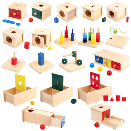  Montessori Wooden Educational Toy Set cashymart