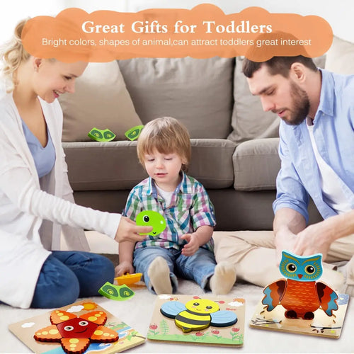  Montessori Wooden Puzzle cashymart