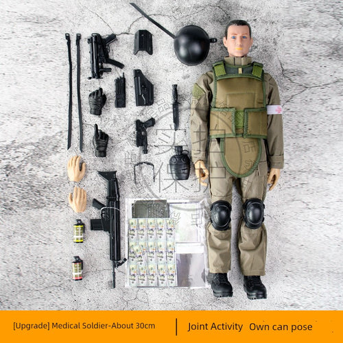  Movable Joint Military Soldier Doll cashymart