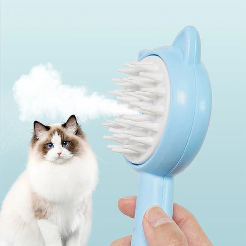  Multifunctional Steam Cat Grooming Brush cashymart