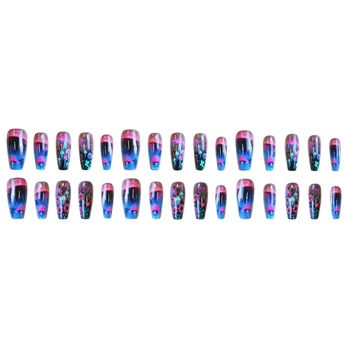 Mushroom Design Press on Nails Set cashymart