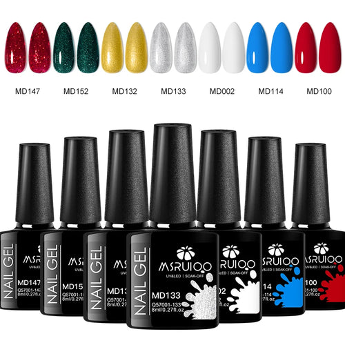 Nail Art Masterpiece Kit 7-Piece Gel Polish Set cashymart