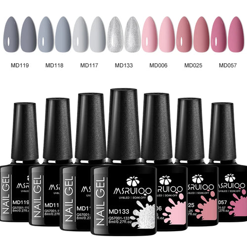  Nail Art Masterpiece Kit 7-Piece Gel Polish Set cashymart