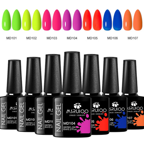  Nail Art Masterpiece Kit 7-Piece Gel Polish Set cashymart