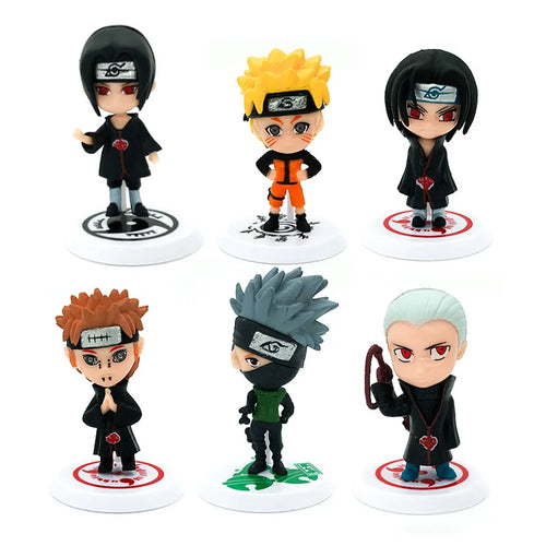  Naruto Mini Figurines Set of 6 Collectibles cashymart