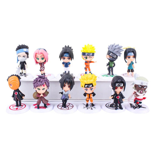  Naruto Mini Figurines Set of 6 PVC Models cashymart