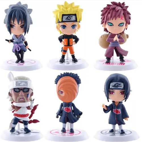  Naruto Mini Figurines Set of 6 PVC Models cashymart