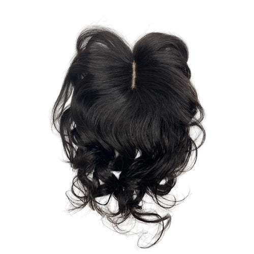  Natural Body Wavy Clip In Human Hair Topper cashymart
