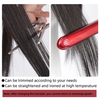  Natural Human Hair Clip In Bangs Topper cashymart