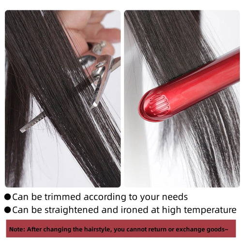  Natural Human Hair Clip In Bangs Topper cashymart