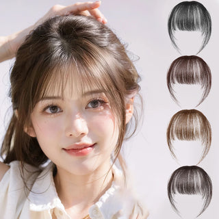  Natural Synthetic Hair Bangs Clip-In Extensions cashymart