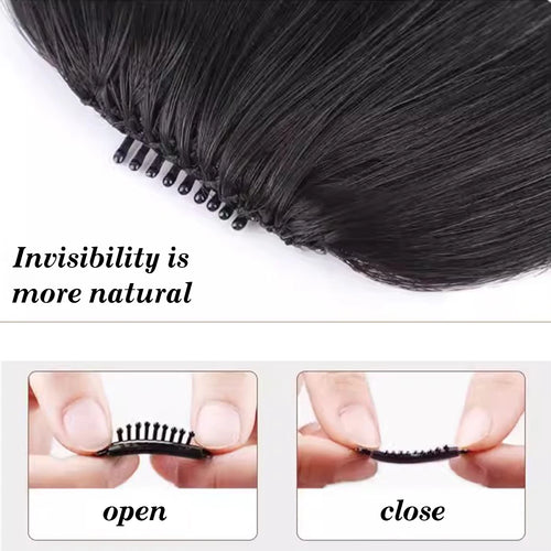  Natural Synthetic Hair Bangs Clip-In Extensions cashymart