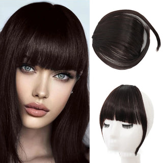  Natural Synthetic Hair Bangs Clip-In Extensions cashymart