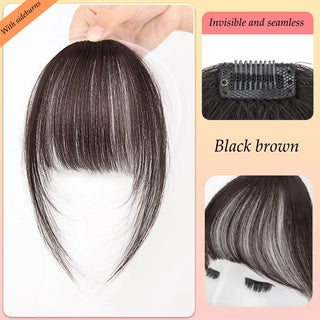  Natural Synthetic Hair Bangs Clip-In Extensions cashymart