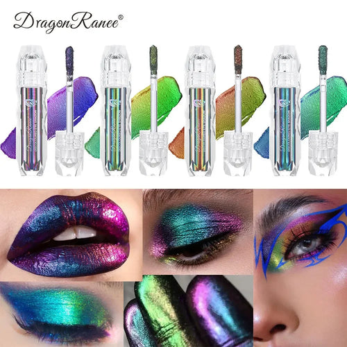  Navy Green Chameleon Glitter Lip & Eye Gloss Stick cashymart