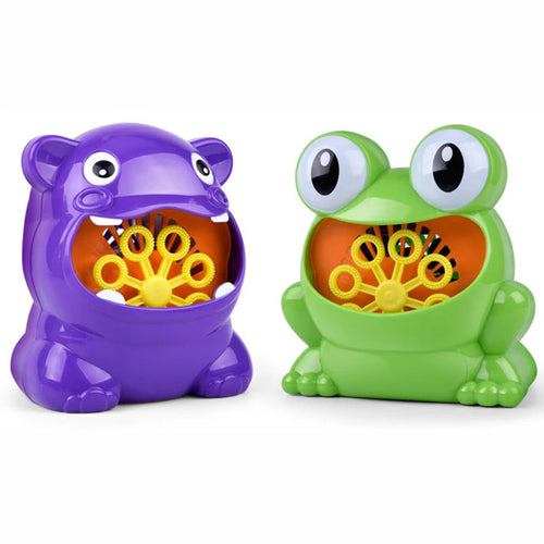  New Bubble Gun Cute Frog Automatic Bubble Blower Toy cashymart