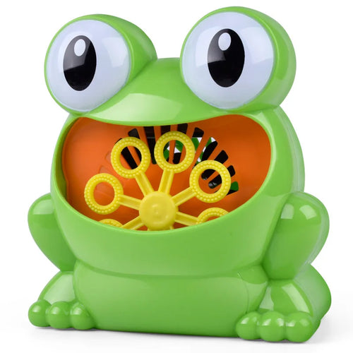  New Bubble Gun Cute Frog Automatic Bubble Blower Toy cashymart