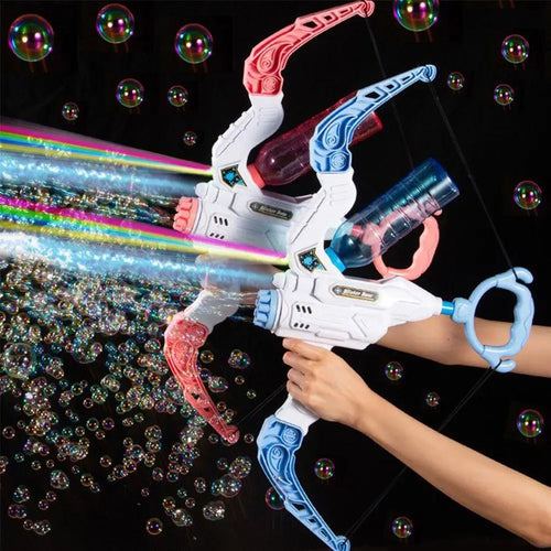  New Bubble Gun Electric Bow and Arrow 2 in 1 Kids Toy cashymart