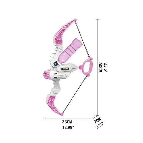 New Bubble Gun Electric Bow and Arrow 2 in 1 Kids Toy cashymart