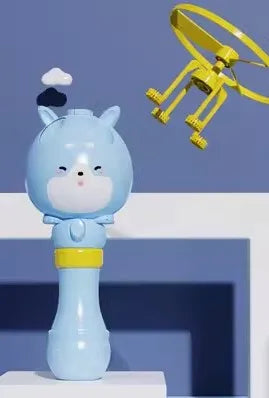  New Cute Baby Bubble Blowing Bamboo-copter Machine Toys cashymart