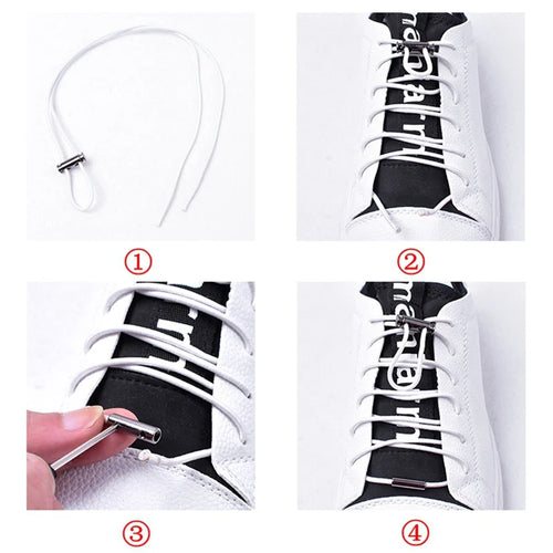  No-Tie Elastic Shoelaces cashymart