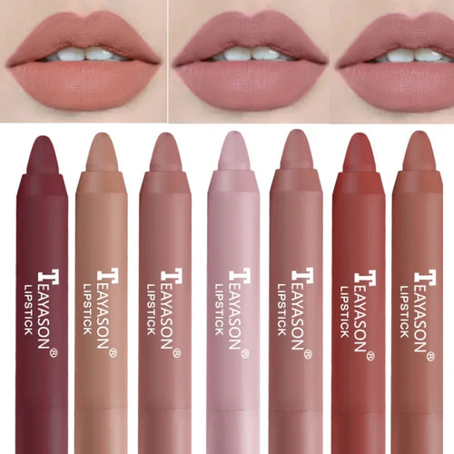  Nude Brown Lipliner Pencil 12 Colors Matte Waterproof Lip Makeup cashymart