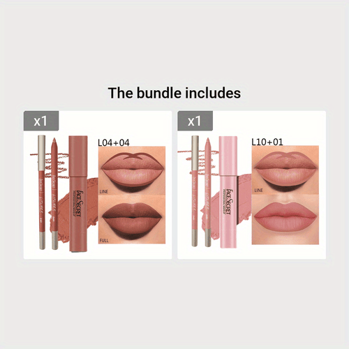  Nude Glam Duo Lip Set cashymart