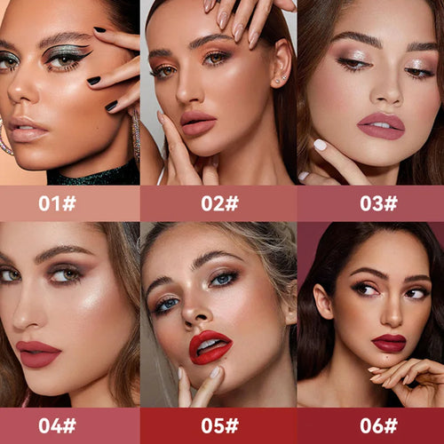  Nude Matte Lip Gloss Waterproof Lasting Lipstick cashymart